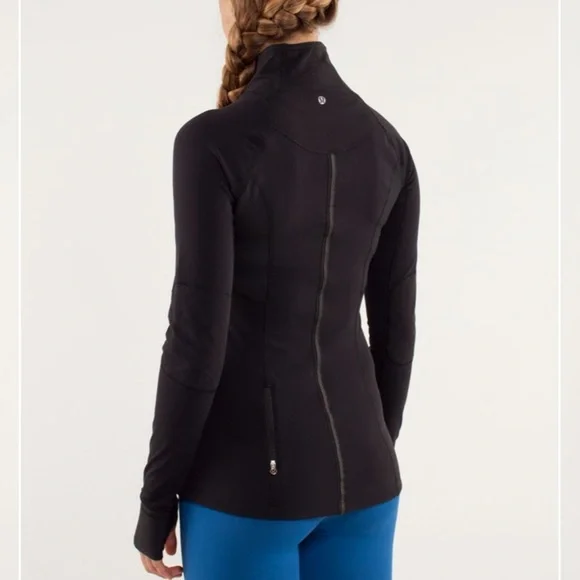 Lululemon Toasty Tech 1/2 Zip- Black Winter Tech Fleece Long Sleeve- Size 6 - Picture 2 of 15